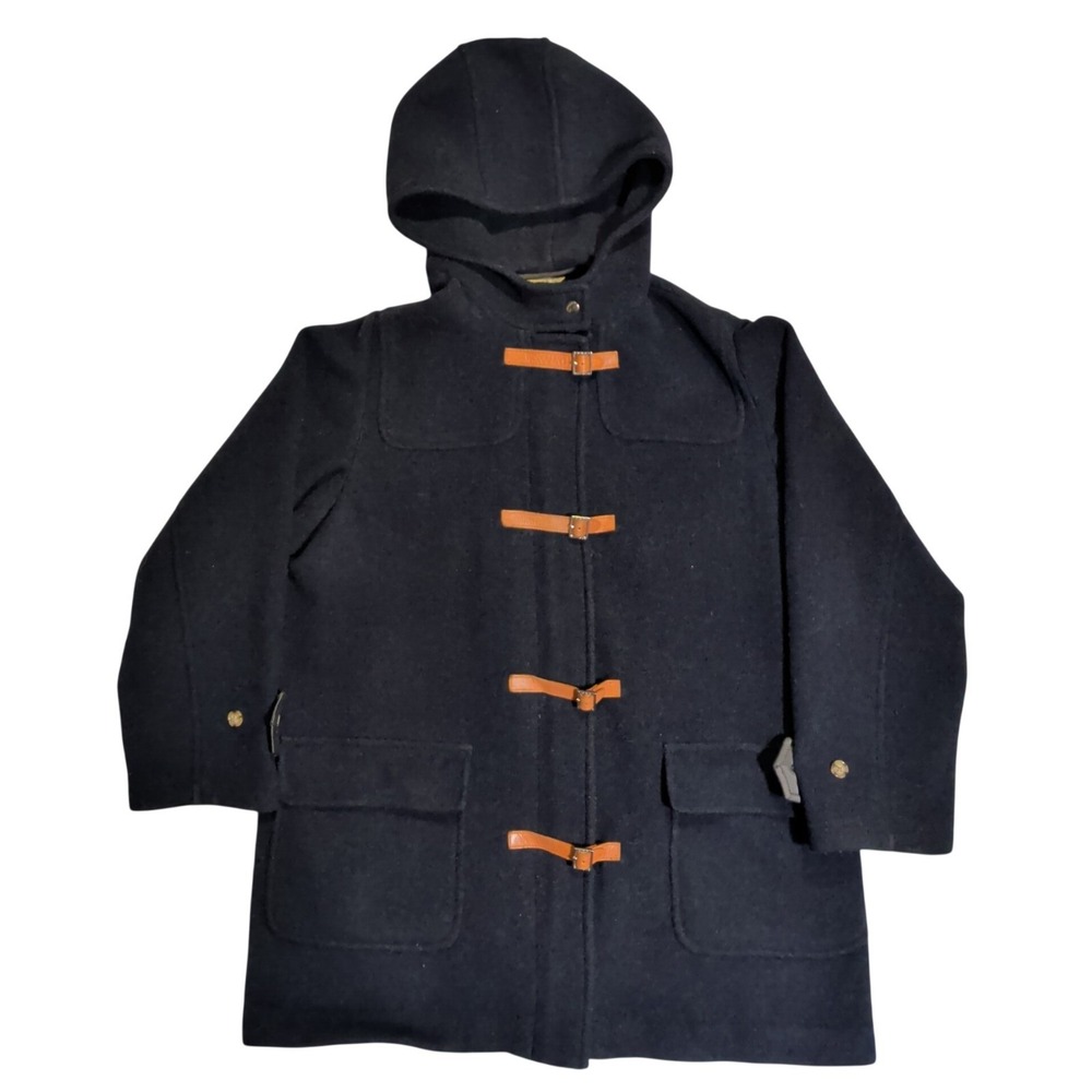 Vintage Tommy Hilfiger Wool Coat Mens Size XL Nautical Preppy Sailor Luxury